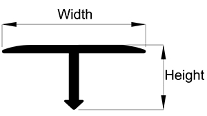 T Shape Tile Trim