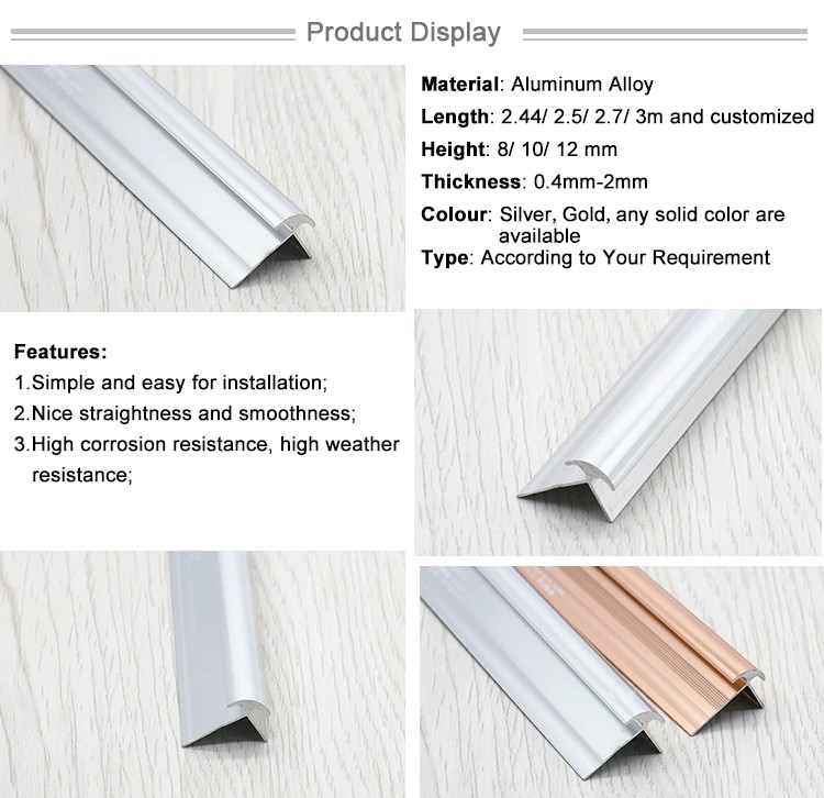 Factory Sale Custom Aluminium Profile Round Corners