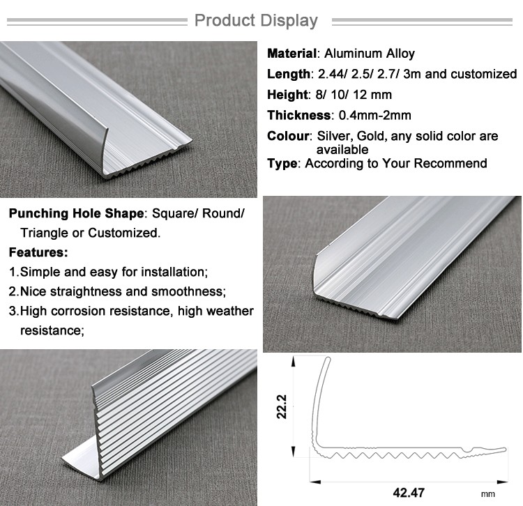 Foshan OEM Aluminum Round Profile Metal Building Materials