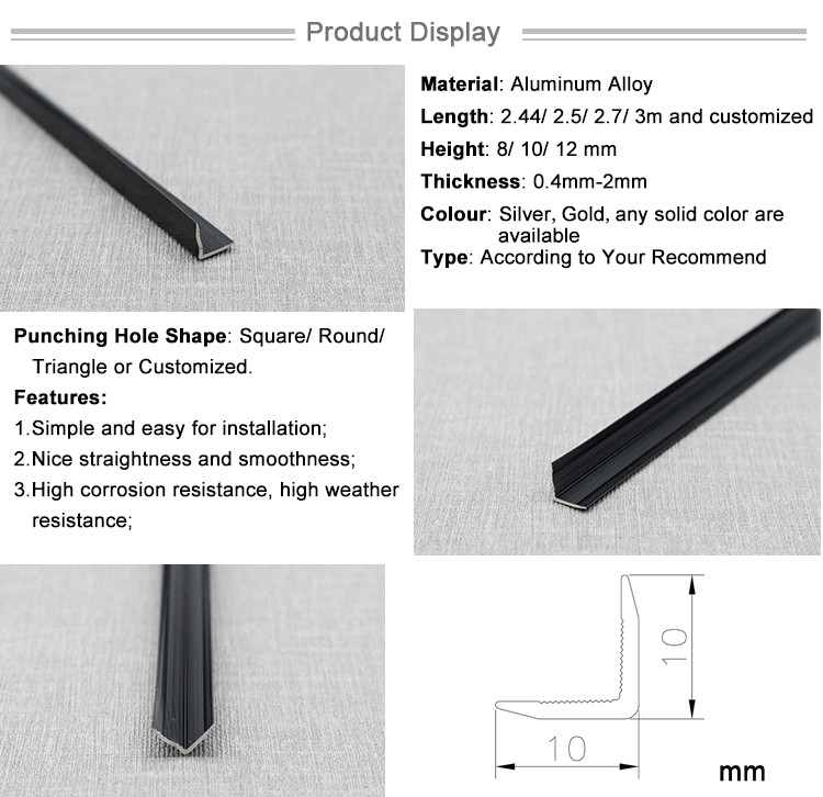 Aluminium Building Material Protective Metal Corner