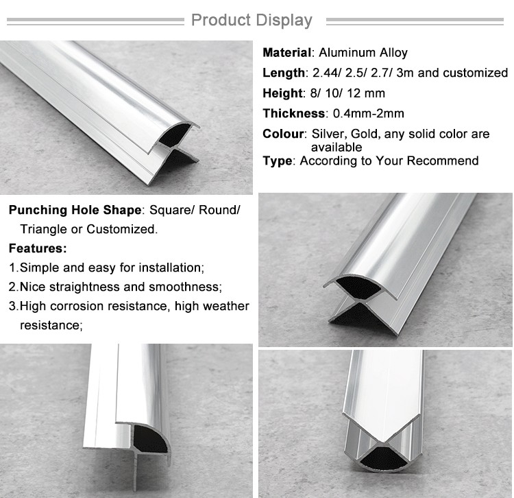 Aluminium Flooring Edge Corner Profile
