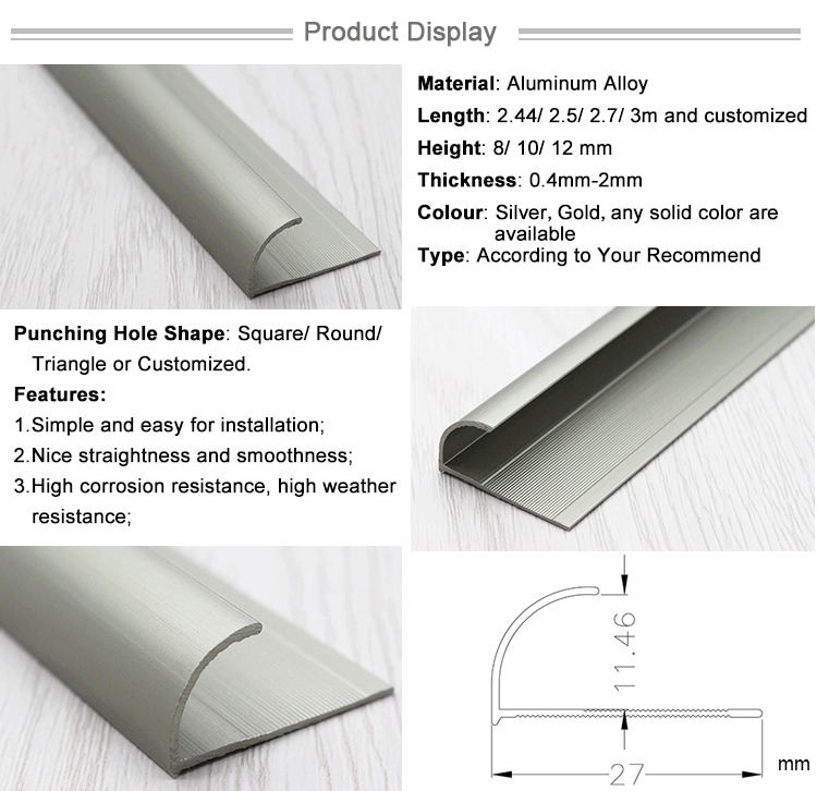 Best Price Interior Decorative Grey Ceramic Tile Corner Trim