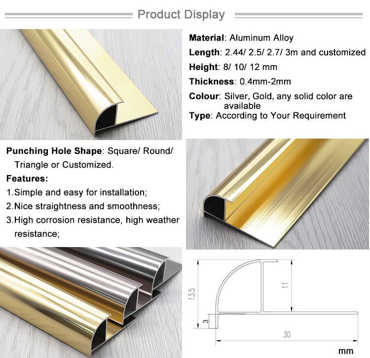 Aluminum Alloy Material Corners and Accessories