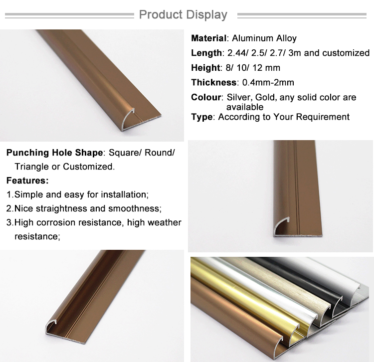 Construction Material Names Aluminium Round Profiles