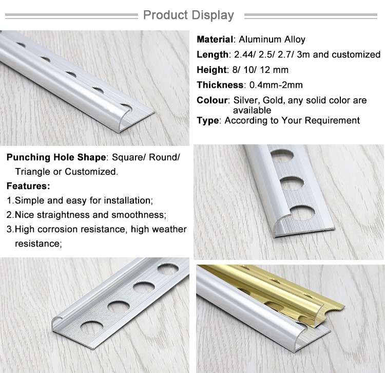Newest Arrival Perforated Corner Aluminium Profile