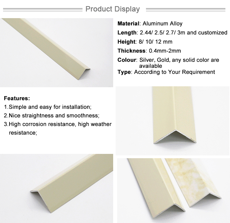 Beautiful Marble Pattern Thermal Transfer Corner Guard For Wall
