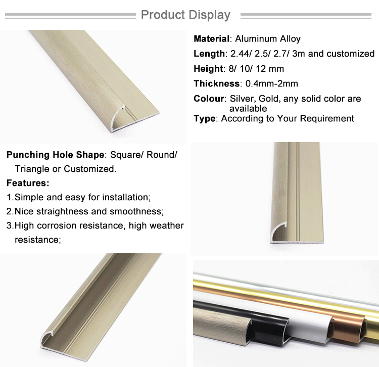 Malaysia Good Sale Metal Extrude Aluminium Profile