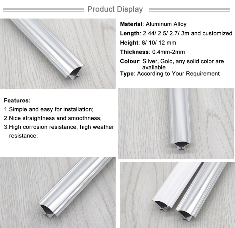 Foshan Professional Custom Extrusion Profiles Corner Aluminium
