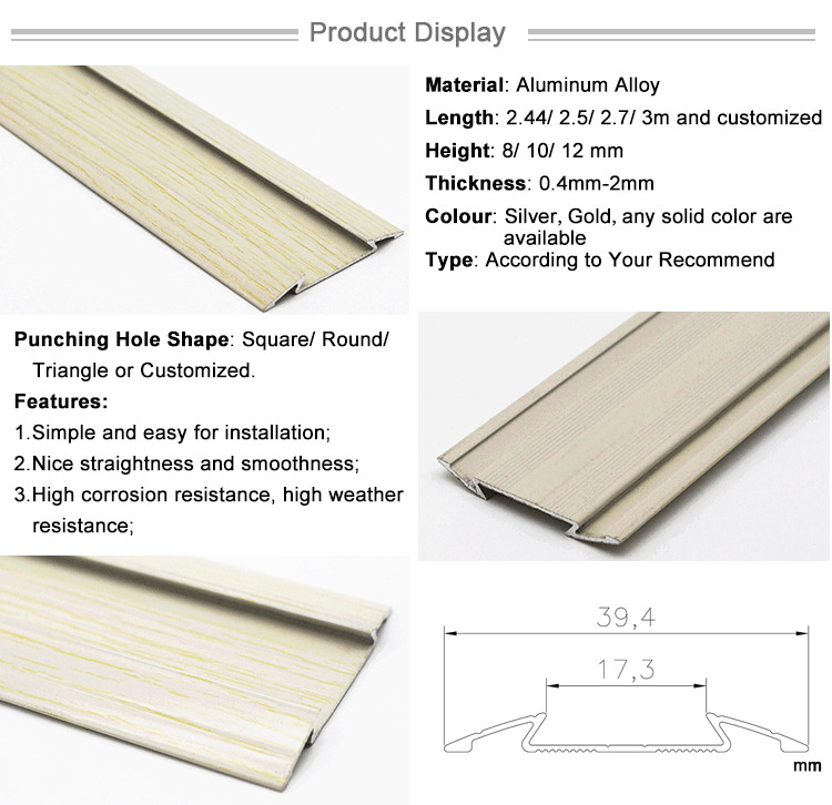 Retro Design Insert Antislip Countertop Edging Strip