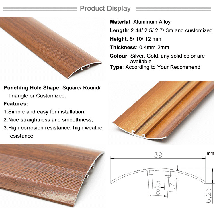Israel Flat Anodized Aluminium Profiles Extrusion