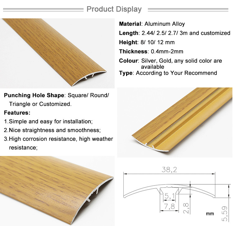 Flooring Profile/ Aluminium Profile Floor/ Aluminium Profile for Floor