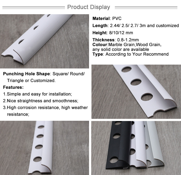 Customized Ceramic Tile Plastic Corner Bead