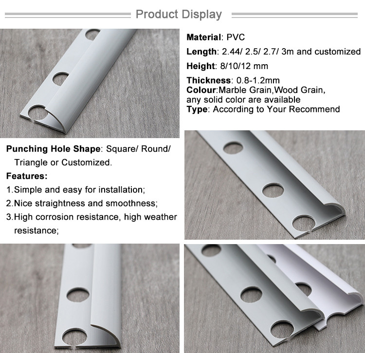 Merchandising Tile Corner Bead PVC
