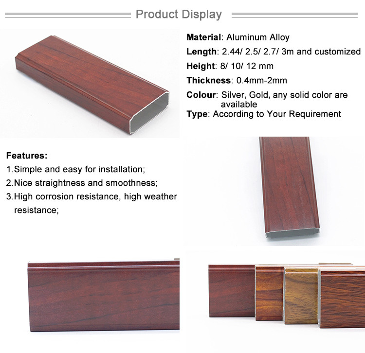 House Decorative New Aluminium Profiles for Windows and Doors