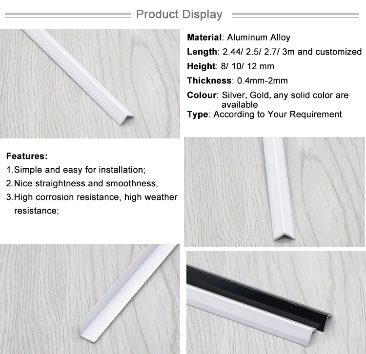 Good Price Powder Coating White Aluminum Edge Corner Guard
