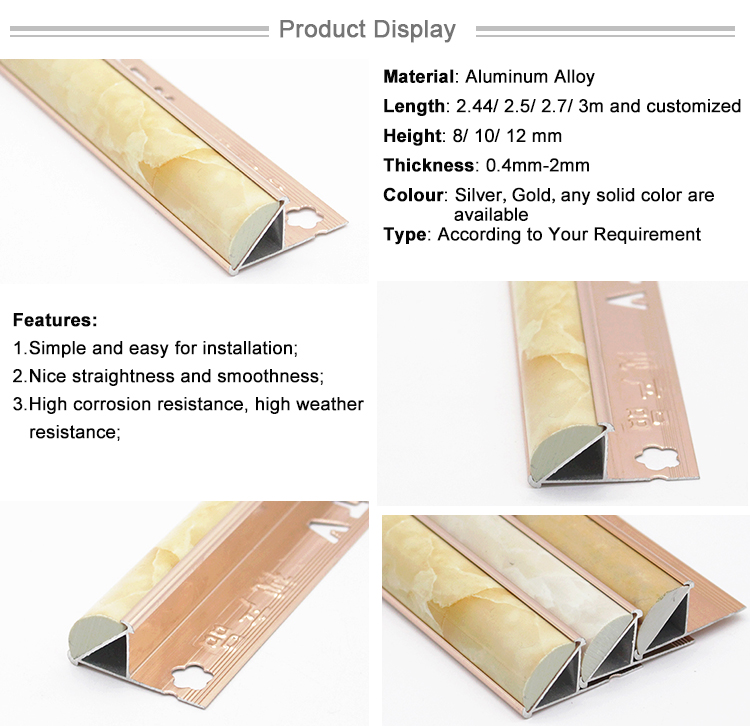 Custom Extruded Decoration Philippines Aluminum Profile