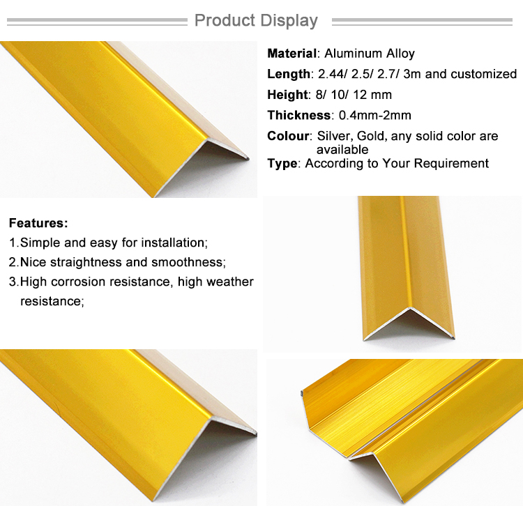 House Decorative Oxidated Coloring Angle Metal Corner Protect