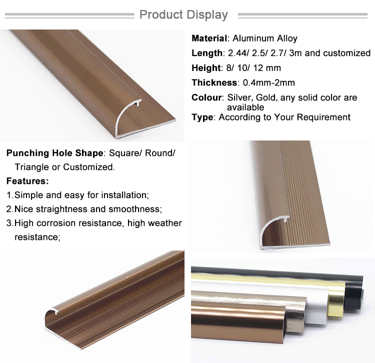 China Factory Finely Processed European Market Tile Trim