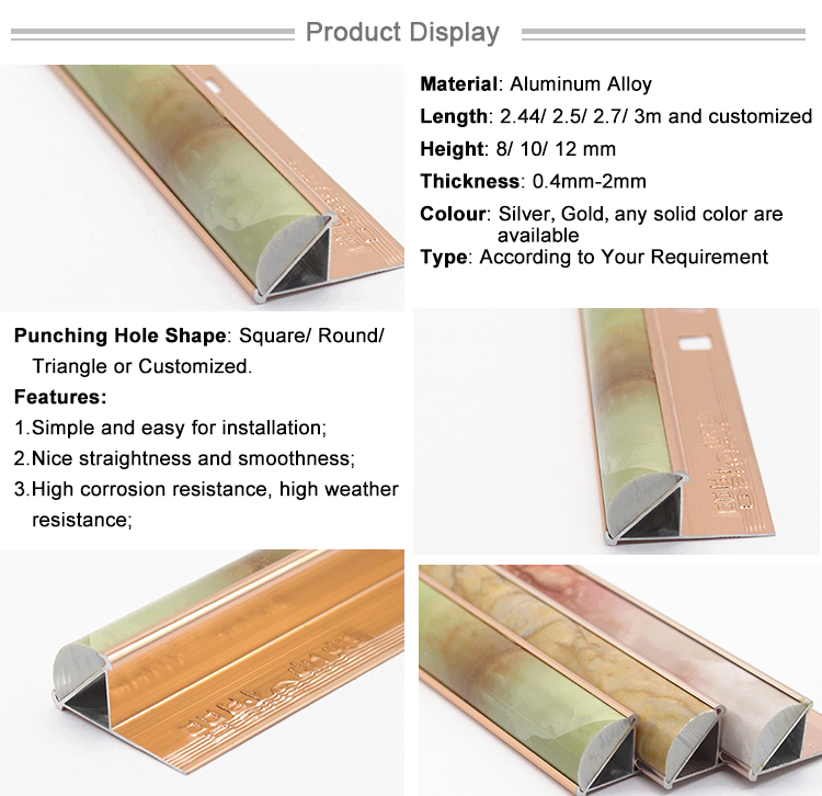 Cheap Foshan Tile Trim Aluminum Building  Material