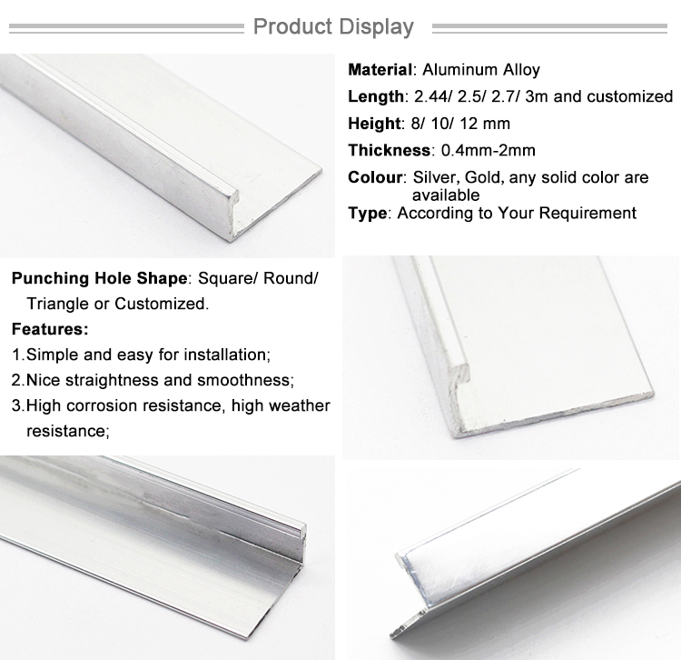 China Modern Factory Prices Outdoor Profils Aluminium