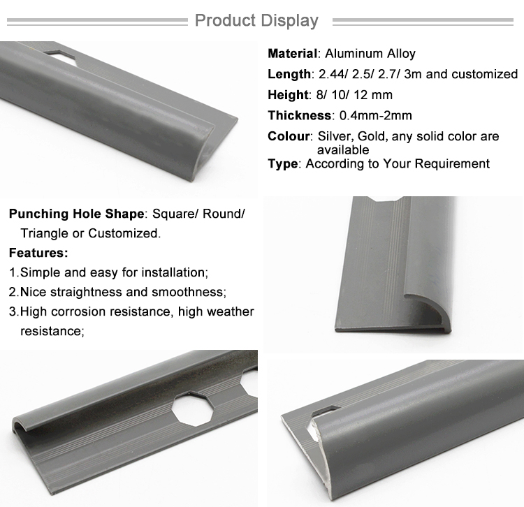 Perfect Quality 12mm Ceramic Tile Trim Corner Beading