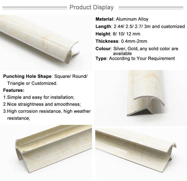 Dependable Factory Top Aluminum Philippines Alu Profile Corner