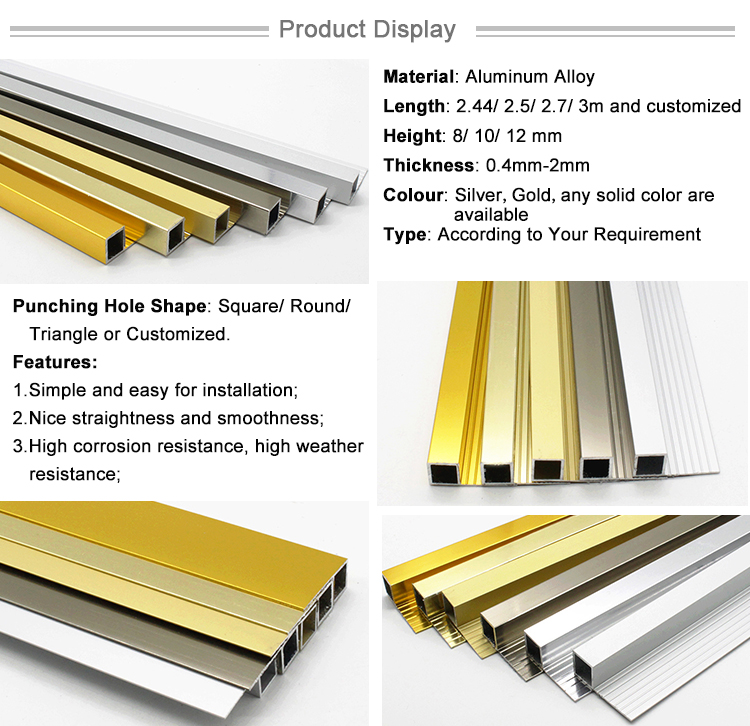 Finely Processed Custom Aluminium Extrusion D Profiles