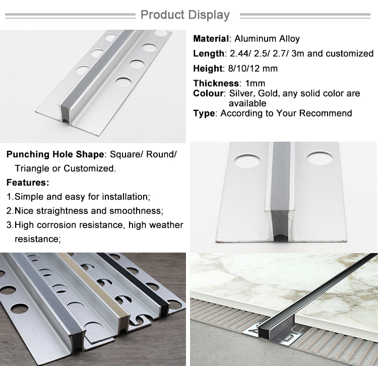 Metal Joint System Cover Floors Transition Joint