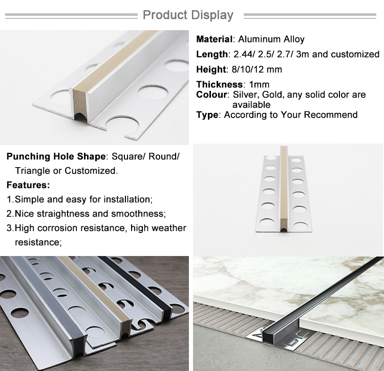 Market Oriented Factory Tile Movement Control Joint