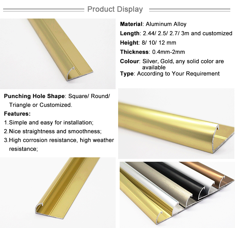 Standard Profil Catalogue Custom Make Extruded Alminium Profil