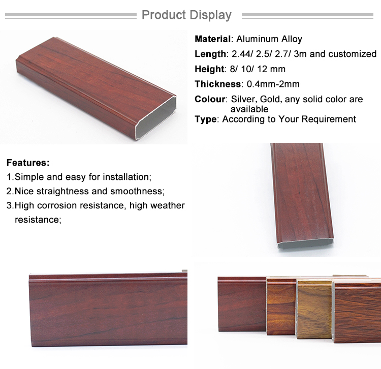 Aluminium Alloy Extrusion Profile for Furniture