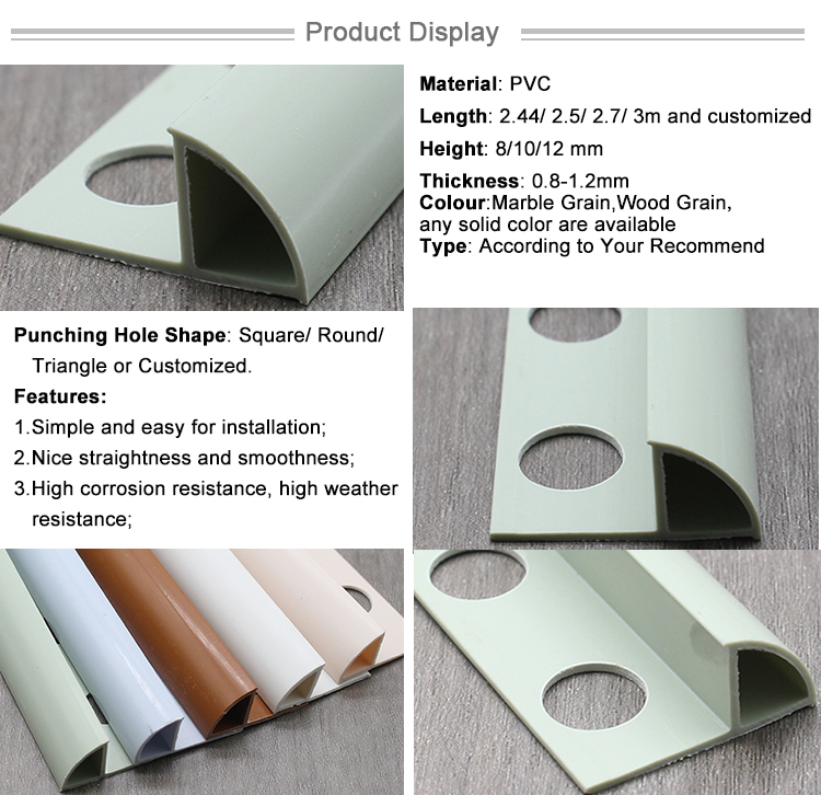 Chinese Pvc Egde Profile Supplier Lichuan Corner Trim