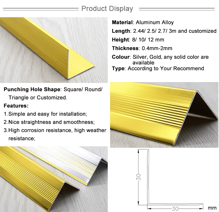 Reliable Performance Aluminum India Wall Corner Guard New