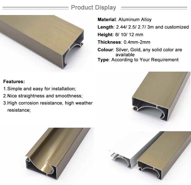 Aluminium Extrusion Kitchen Cabinet Handle Profile Aluminum