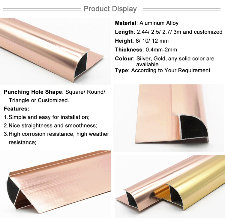 Hot Selling Pakistan 45 Degree Extrusions Aluminum Profiles
