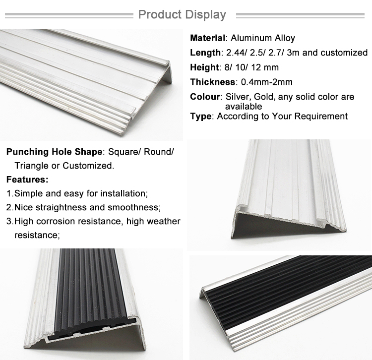 Factory Price Aluminum Extrusion Heavy Duty Extruded Profile For Step