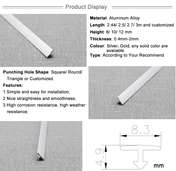 Alloy Extrusion Nigeria Aluminum Profile T Shape