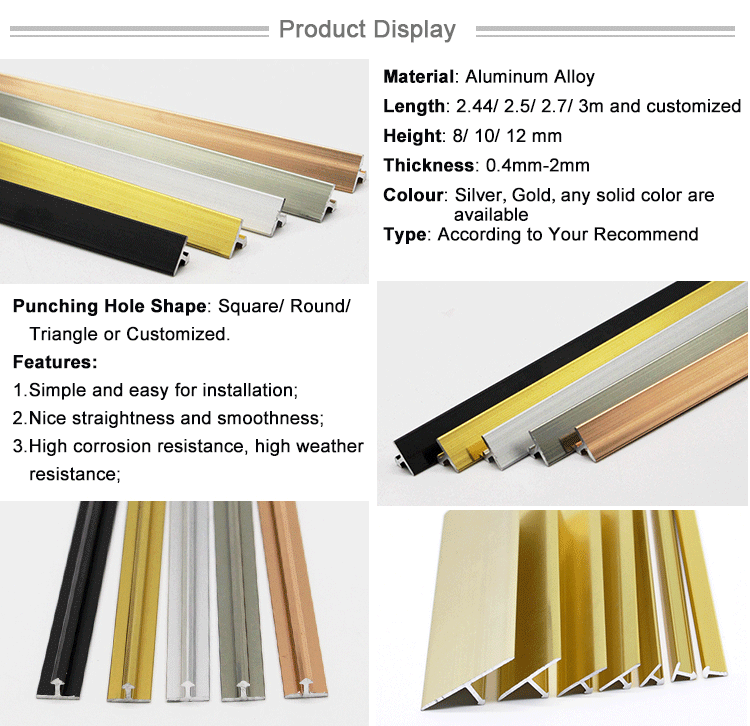 Elegant Appearance T Profile Aluminum For Kitchen Doors