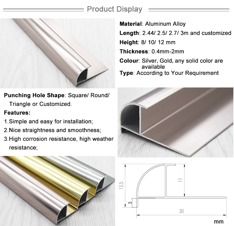 Rational Construction 30Mm Aluminum Alloy Materials Profile Office