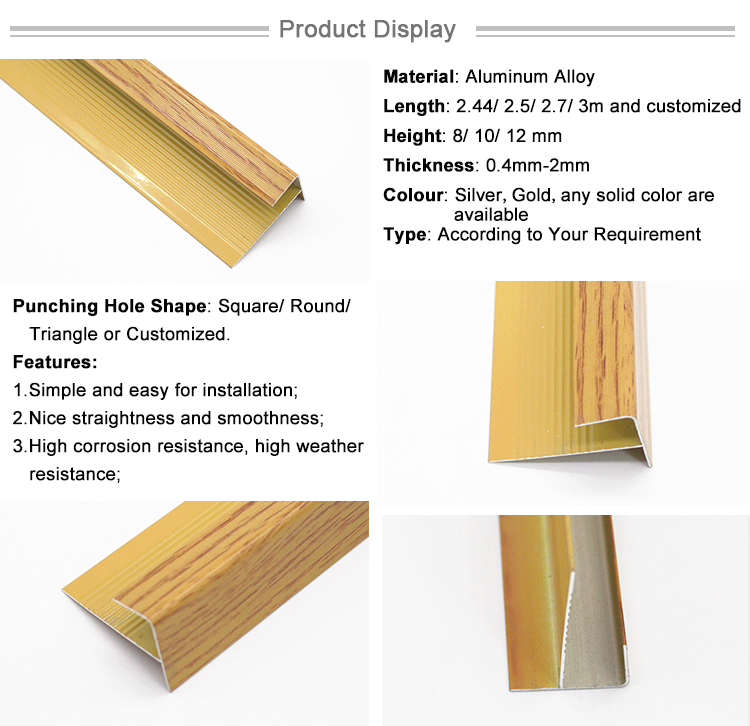 Water Proof Aluminium F-Profile 8Mm 10Mm 16Mm 26 Mm  80Mm