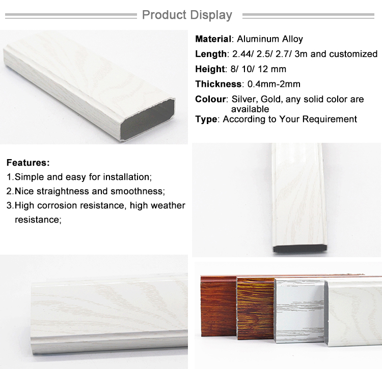 Building Material Square Bars Aluminium_ Sections_ Profile