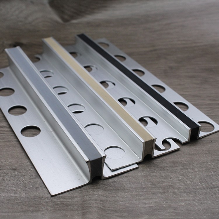 MJ-001 Free Sample Silicone Sealant Inserts Alu Tile Floor Expansion Joint Price for Hardware Market