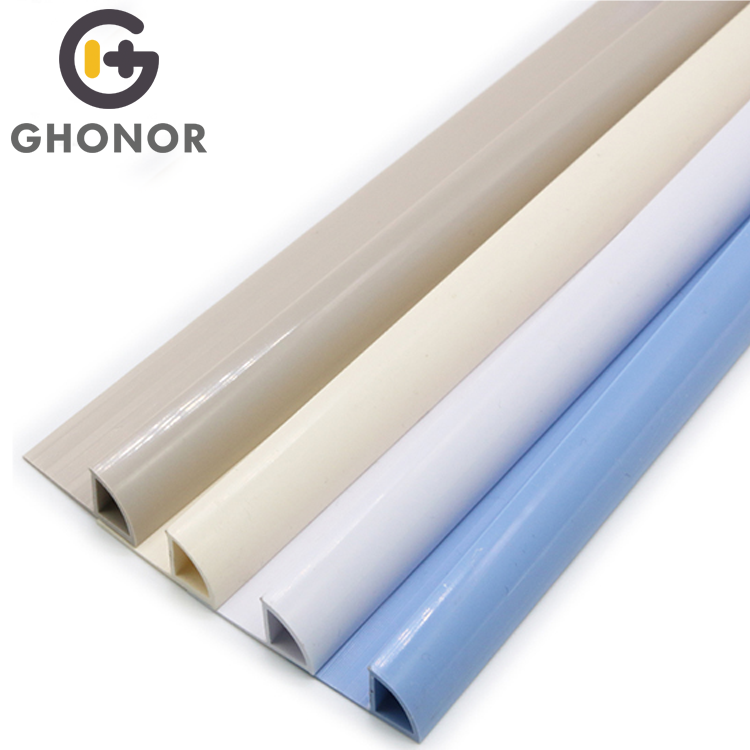 PVC-002 Factory Price Decorative Edge Protection Side Trim PVC Tile Trim Coated in the Phils