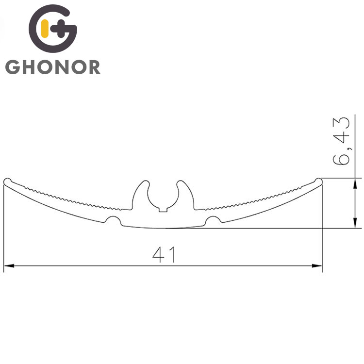 FS-009 Low Price Threshold Profiles Floor Edge Profile Metal Aluminum Wooden Flooring Wood Grains Wall Door Transition Strips