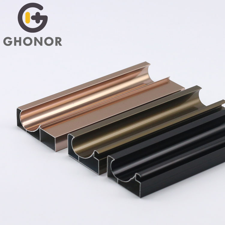 H-008 Aluminum Kitchen Cabinet Furniture Accessories Aluminium Handle Profile