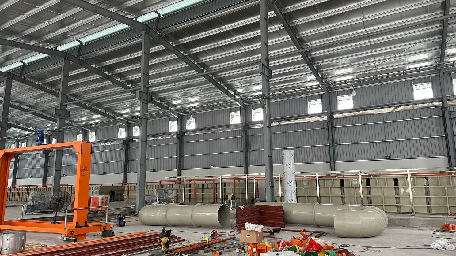 The first automated anodizing production line in northern Vietnam has started construction in our Ghonor Vietnam factory.