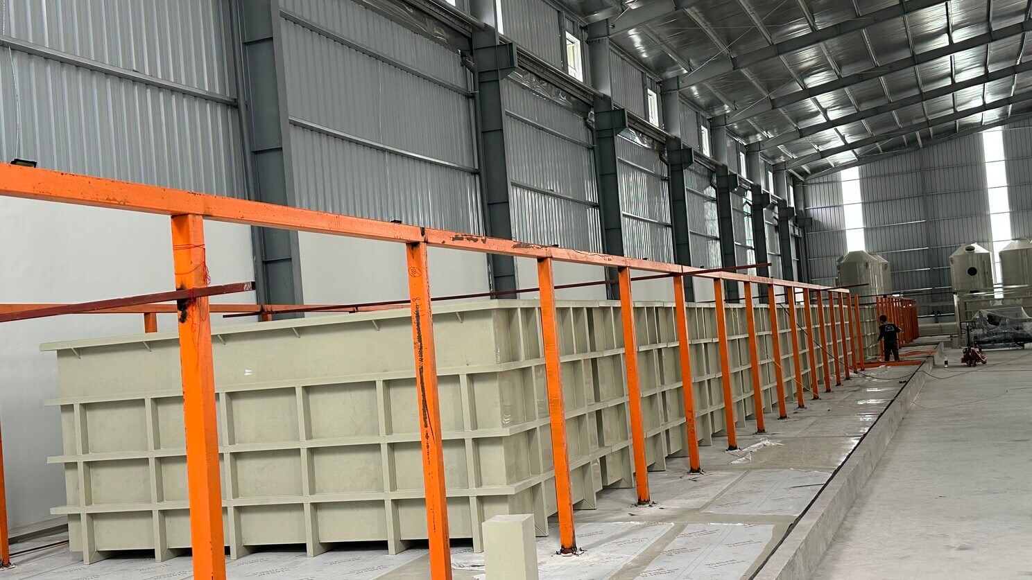 The first automated anodizing production line in northern Vietnam has started construction in our Ghonor Vietnam factory.