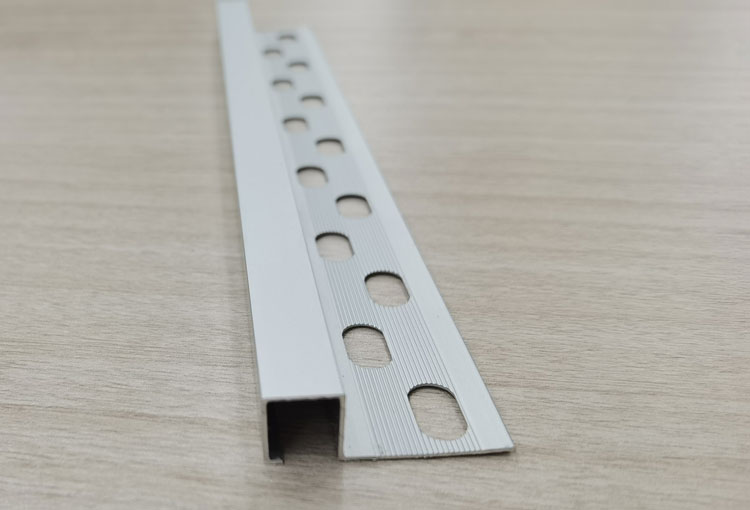AS-016 RTS Quick Supply In Stock Matte Silver Square Edge Tile Trim