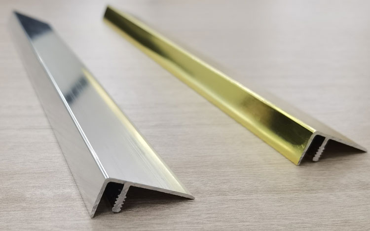 FS-080 Factory Supply New Sale Aluminum 6063 Tile Trim F Floor Transition Bottom Base