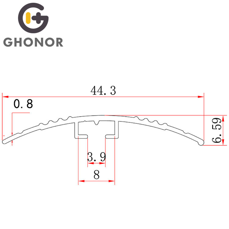 FS-003 Low Price Threshold Floor Edge Profile Metal Aluminum Wooden Flooring
